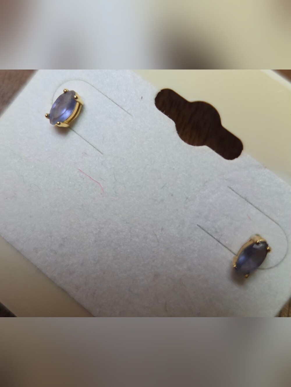 Alexandrite Looking Marquis Earrings